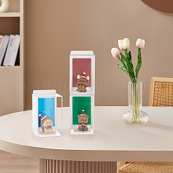 Transparent Acrylic Toys Action Figures Display Boxs&nbsp;ODIS-WH0030-74