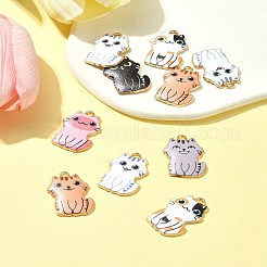 10Pcs Rack Plating Alloy Enamel Pendants&nbsp;FIND-FS0002-53C