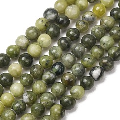 Natural Chinese Jade Beads Strands&nbsp;G-F363-6mm