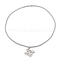 Non-Tarnish 201 Stainless Steel Pendant Necklaces&nbsp;LS-NJEW-M212-01D-P