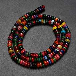 Natural Agate Beads Strands&nbsp;G-L635-A01-4x2mm-02