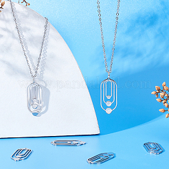 10Pcs 201 Stainless Steel Pendants&nbsp;STAS-DC0007-03