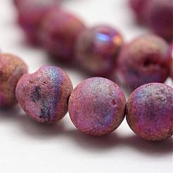 Electroplated Natural Quartz Crystal Beads Strands&nbsp;G-K174-01E