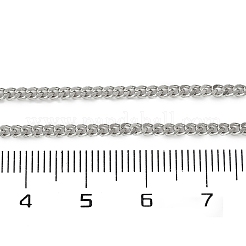 Brass Curb Chains Necklaces for Women&nbsp;NJEW-D302-31P