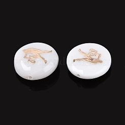 Natural Freshwater Shell Beads&nbsp;SHEL-N037-02D-G