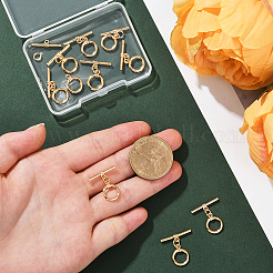 10 Sets Brass Toggle Clasps&nbsp;KK-BBC0021-08