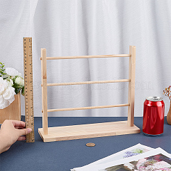 3-Tier Detachable Wooden Bracelet Organizer Display Tower Stands&nbsp;ODIS-WH0043-262B