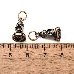 Brass Pendants&nbsp;KK-CBA25B2-01B-AB