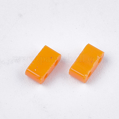 2-Hole Opaque Glass Seed Beads&nbsp;SEED-S023-21B-01