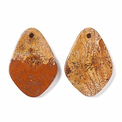 Natural Picture Jasper Pendants&nbsp;G-B030-23