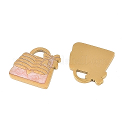304 Stainless Steel Enamel Pendants&nbsp;STAS-A136-01G-01