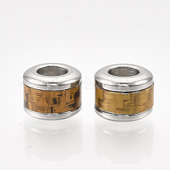 304 Stainless Steel European Beads&nbsp;STAS-S079-99-P