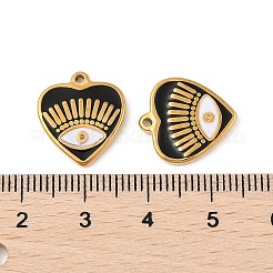 304 Stainless Steel Enamel Pendants&nbsp;STAS-P380-02G