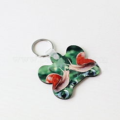 Sublimation Double-Sided Blank MDF Keychains&nbsp;ZXFQ-PW0001-057