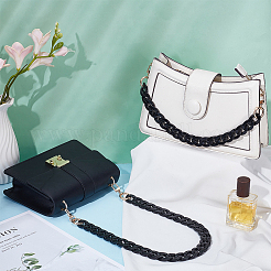 2Pcs 2 Styles Acrylic Twisted Chain Bag Handles&nbsp;HJEW-UN00071