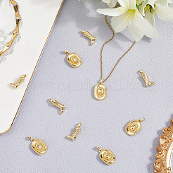 10Pcs 2 Style 
Brass Pendants&nbsp;KK-BBC0019-40