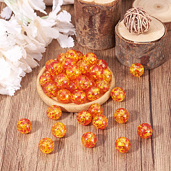 Resin Imitation Amber Beads&nbsp;CRES-TA0001-17