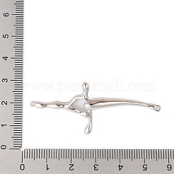 Brass Connector Charms&nbsp;KK-B111-07P
