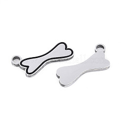 304 Stainless Steel with Enamel Pendants&nbsp;STAS-T073-25P