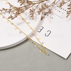 Brass Curb Chains Necklaces&nbsp;NJEW-JN03204