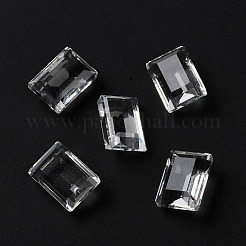 Transparent Glass Rhinestone Cabochons&nbsp;RGLA-B003-06B-14