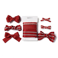 9 Yards 3 Styles Polyester Ribbon&nbsp;SRIB-C002-04A
