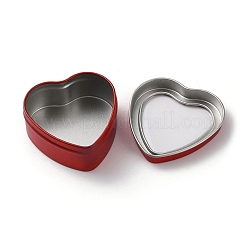 Tinplate Iron Heart Shaped Candle Tins&nbsp;CON-NH0001-01A