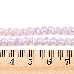 Electroplate Glass Beads Strands&nbsp;EGLA-B013-01A-AB06
