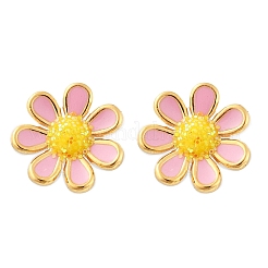 304 Stainless Steel Enamel Stud Earrings&nbsp;EJEW-B009-18G