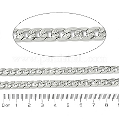304 Stainless Steel Curb Chains Unwelded&nbsp;CHS-Z005-04P