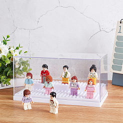 2-Tier Acrylic Minifigure Display Cases&nbsp;ODIS-WH0027-047B