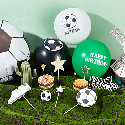 Football Paper Cake Toppers&nbsp;AJEW-SC0002-76