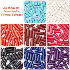 8 Strands 8 Colors Synthetic Turquoise Beads Strands&nbsp;G-OC0002-11