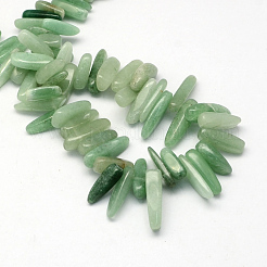 Natural Green Aventurine Stone Bead Strands&nbsp;X-G-R223-07