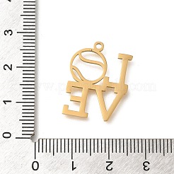 304 Stainless Steel Pendants&nbsp;STAS-S144-13