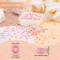 Opaque Glass Round Seed Beads&nbsp;GLAA-TAC0025-07B-06