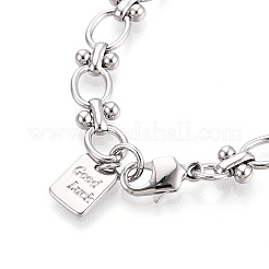 Brass Chain Bracelets&nbsp;BJEW-N032-03P