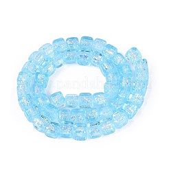 Handmade Foil Glass Beads Strands&nbsp;FOIL-Q002-04C