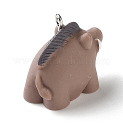 Amimal Resin Pendants&nbsp;RESI-I346-01P-06