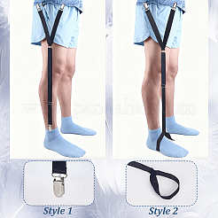 2Pairs 2 Styles Polyester & Rubber Shirt Stays for Men&nbsp;AJEW-GA0010-15