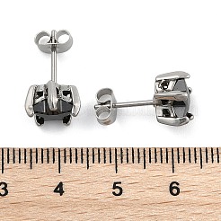 316 Surgical Stainless Steel Stud Earrings&nbsp;EJEW-R022-03P-02