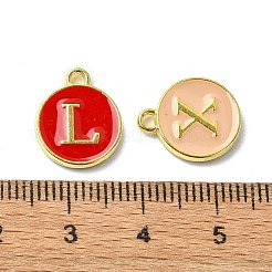 (Defective Closeout Sale)Platinum & Golden Plated Alloy Enamel Charms&nbsp;ENAM-XCP0001-42PG