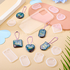 12Pcs 6 Styles DIY Pendant Silicone Molds&nbsp;DIY-TA0015-35