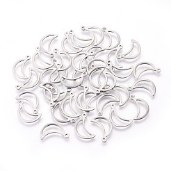 Tarnish Resistant 304 Stainless Steel Open Pendants&nbsp;STAS-F187-06P