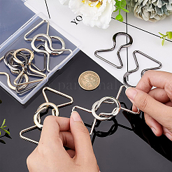 6Pairs 3 Colors Zinc Alloy Clasps&nbsp;FIND-BC0002-45
