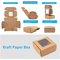 Kraft Paper Box&nbsp;CON-WH0032-E01