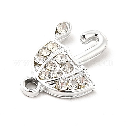 Alloy Rhinestone Pendants&nbsp;ALRI-C007-22P