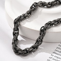 304 Stainless Steel Rope Chains Bracelets for Women Men&nbsp;BJEW-A031-04F-AS