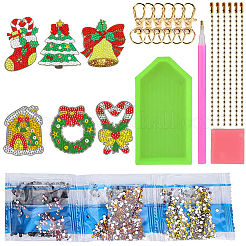 DIY Diamond Painting Keychain Kits&nbsp;DIY-SC0019-77