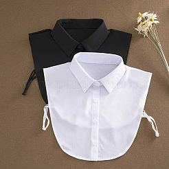 2Pcs 2 Colors Detachable Polyester Women's False Collar&nbsp;DIY-CP0013-12A